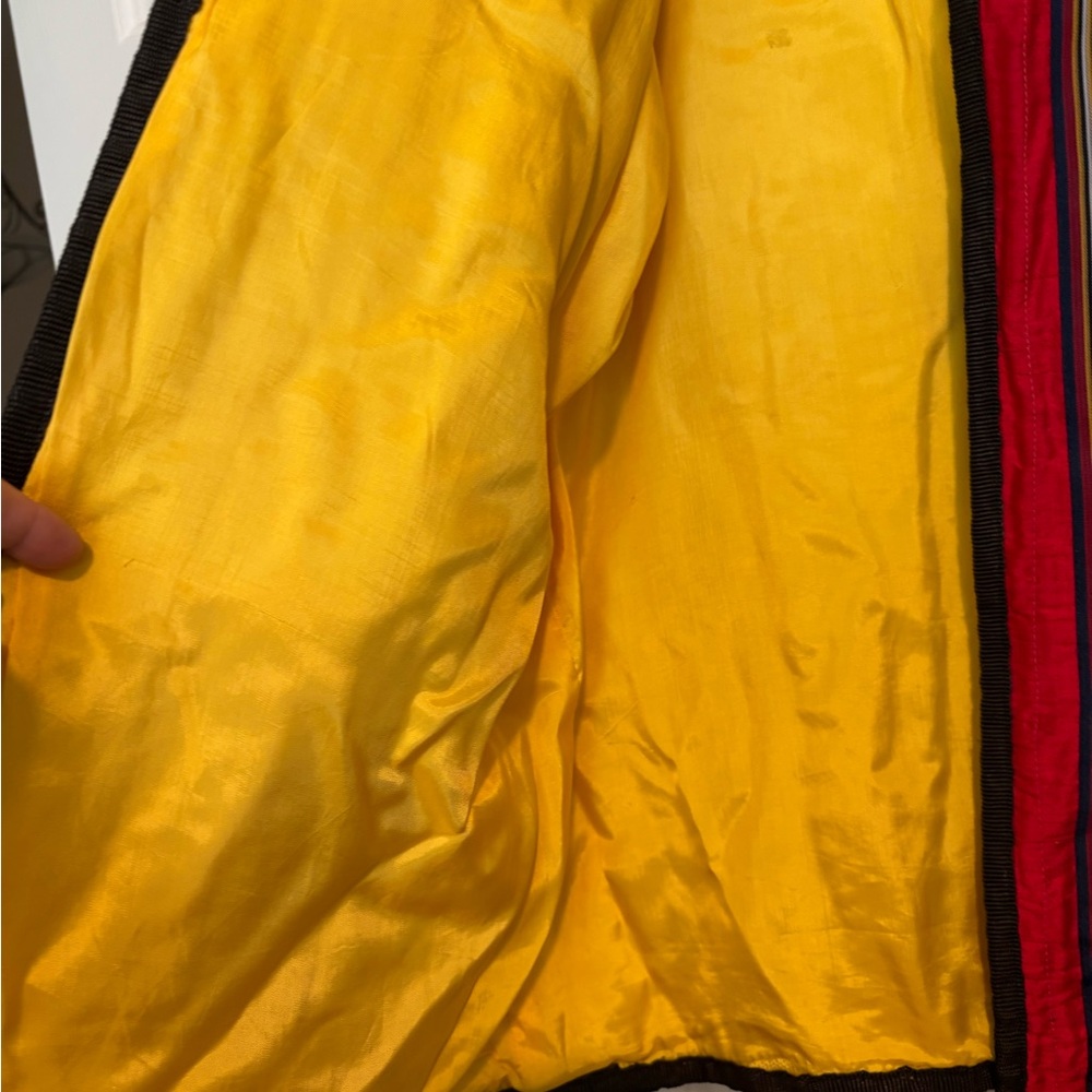 Bold Red and Yellow Ethnic-Inspired Jacket - Picture 7 of 9